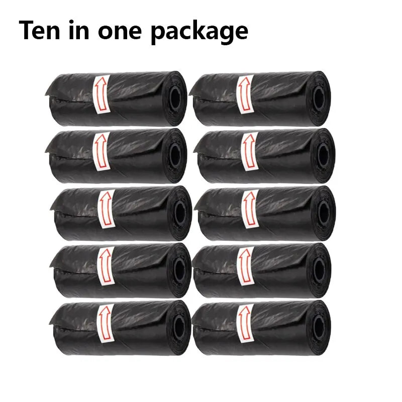 Bolsas de basura desechables para mascotas, 10 rollos, 1 paquete