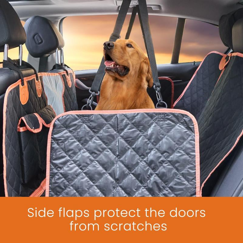 Car Seat Cover Protector for Dogs,Dog Seat Cover for Back Seat Waterproof Car Seat Covers for Dogs Durable Non-Slip,Backseat Cover for Dogs in Car Standard 54" W X 58" L