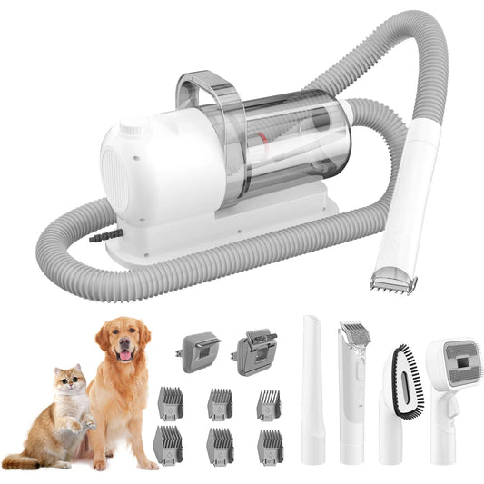 Kits de aseo para mascotas multifunción, aspiradora para el hogar, para perros, gatos y pelo largo o corto, afeitadoras para mascotas, peluquera con capacidad de 2,5 l.