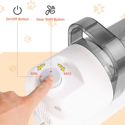 Kits de aseo para mascotas multifunción, aspiradora para el hogar, para perros, gatos y pelo largo o corto, afeitadoras para mascotas, peluquera con capacidad de 2,5 l.