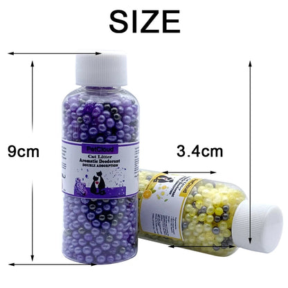 6 Aromatic Cat Litter Deodorant Beads Pet Removaling Excrement Stink Deodorizing Odor Activated Carbon Absorbs Cleaning Supplies