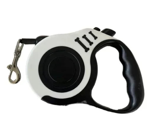 Correa retráctil para perros de 3/5 m, automática, flexible, con tracción para cachorros y gatos, ideal para perros pequeños y medianos. Productos para mascotas.