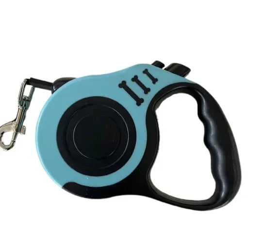Correa retráctil para perros de 3/5 m, automática, flexible, con tracción para cachorros y gatos, ideal para perros pequeños y medianos. Productos para mascotas.