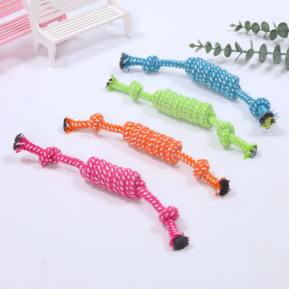 Pet Dog Toys for Large Small Dogs Toy Interactive Cotton Rope Mini Dog Toys Ball for Dogs Accessories Toothbrush Chew Puppy Toy