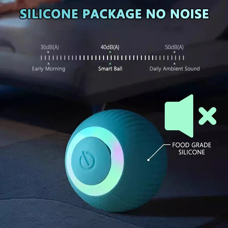 Juguetes de pelota giratoria para gatos, juguetes eléctricos interactivos con carga USB, juguete de pelota para gatos, accesorios para gatos y perros, suministros para mascotas y gatos.
