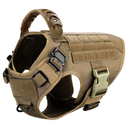 Grande imbracatura per cani collare guinzaglio Molle Pouches Pet tedesco pastore malinois addestramento passeggio gilet imbracature per cani per cani di taglia media