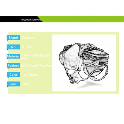 Truelove Pet Zaino Trasportino Imbracatura e Borsa Spazio Impermeabile Staccabile Grande Due Utilizzato per Escursionismo Camminata all'Aperto TLB2051