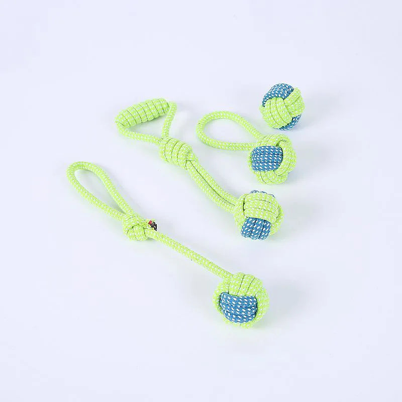 Juguetes para perros pequeños y grandes, juguetes interactivos de cuerda de algodón, mini juguetes para perros, pelota para perros, accesorios, cepillo de dientes, juguete para masticar para cachorros