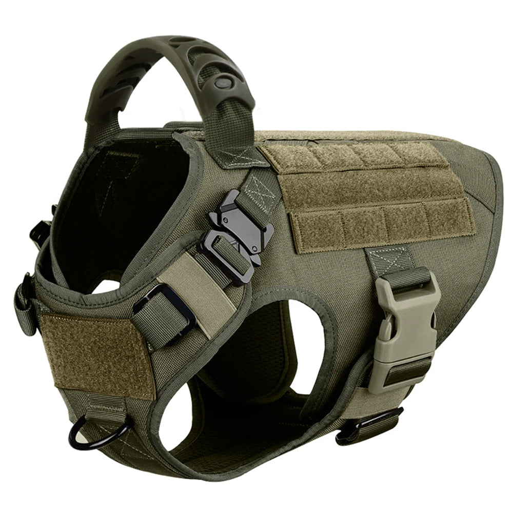 Grande imbracatura per cani collare guinzaglio Molle Pouches Pet tedesco pastore malinois addestramento passeggio gilet imbracature per cani per cani di taglia media