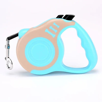 Correa retráctil para perros de 3/5 m, automática, flexible, con tracción para cachorros y gatos, ideal para perros pequeños y medianos. Productos para mascotas.