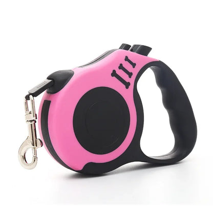 Correa retráctil para perros de 3/5 m, automática, flexible, con tracción para cachorros y gatos, ideal para perros pequeños y medianos. Productos para mascotas.