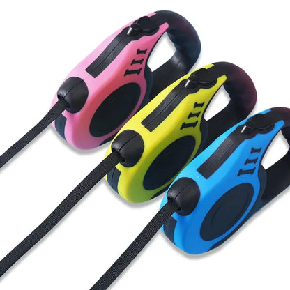 Correa retráctil para perros de 3/5 m, automática, flexible, con tracción para cachorros y gatos, ideal para perros pequeños y medianos. Productos para mascotas.