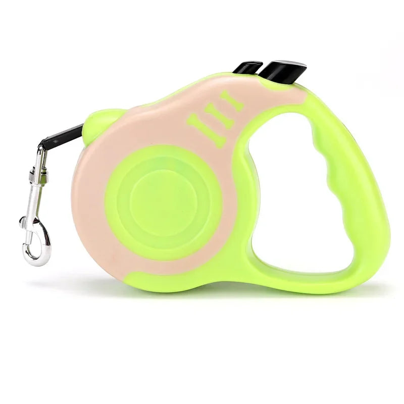 Correa retráctil para perros de 3/5 m, automática, flexible, con tracción para cachorros y gatos, ideal para perros pequeños y medianos. Productos para mascotas.