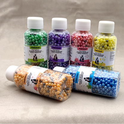 6 Aromatic Cat Litter Deodorant Beads Pet Removaling Excrement Stink Deodorizing Odor Activated Carbon Absorbs Cleaning Supplies