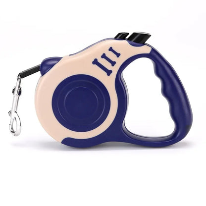 Correa retráctil para perros de 3/5 m, automática, flexible, con tracción para cachorros y gatos, ideal para perros pequeños y medianos. Productos para mascotas.