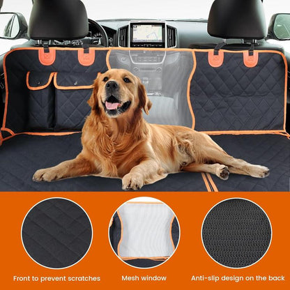 Car Seat Cover Protector for Dogs,Dog Seat Cover for Back Seat Waterproof Car Seat Covers for Dogs Durable Non-Slip,Backseat Cover for Dogs in Car Standard 54" W X 58" L