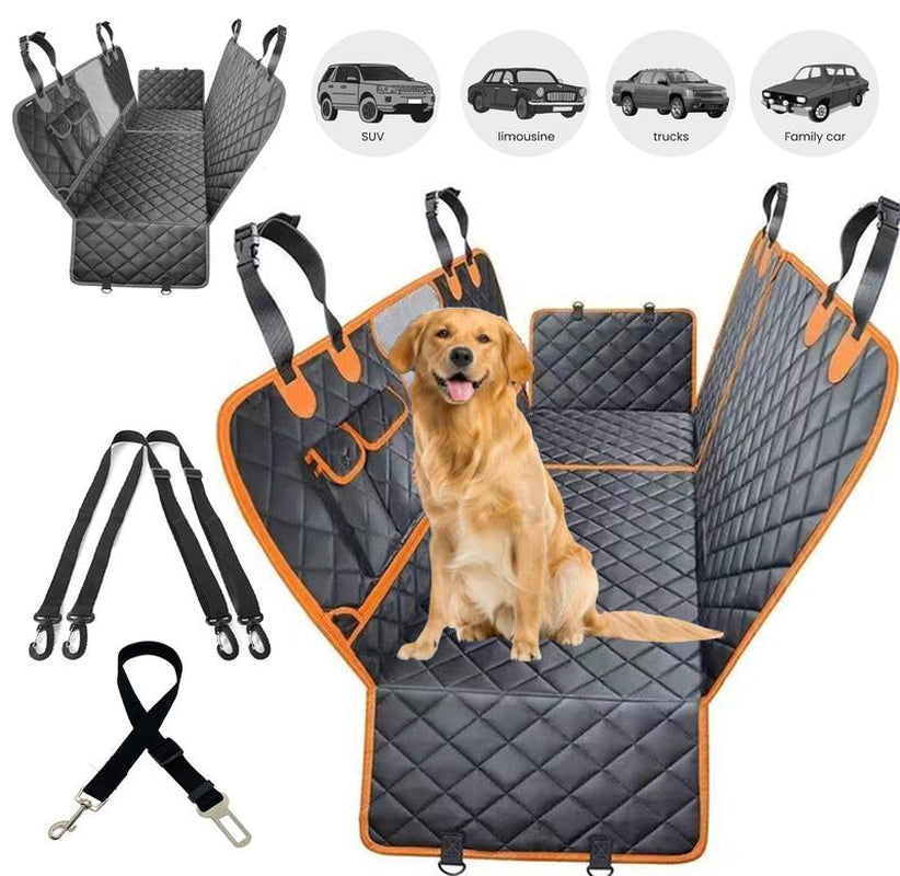 Car Seat Cover Protector for Dogs,Dog Seat Cover for Back Seat Waterproof Car Seat Covers for Dogs Durable Non-Slip,Backseat Cover for Dogs in Car Standard 54" W X 58" L